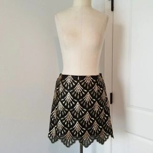 Sequins mini skirt